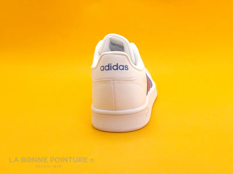 Achat chaussures Adidas Homme Basket, vente Adidas EE7901 Grand Court Base blanc bleu rouge - Basket