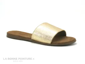 Achat chaussures Atelier Tropezien Femme Mule, vente Atelier Tropezien SB1401 Gold crackle - Mule plate Or