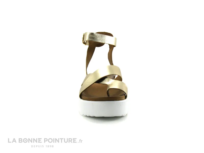 Achat chaussures Com un Point Femme Entre-doigts, vente Com un Point SHEMEW - Or - Sandale montante doree