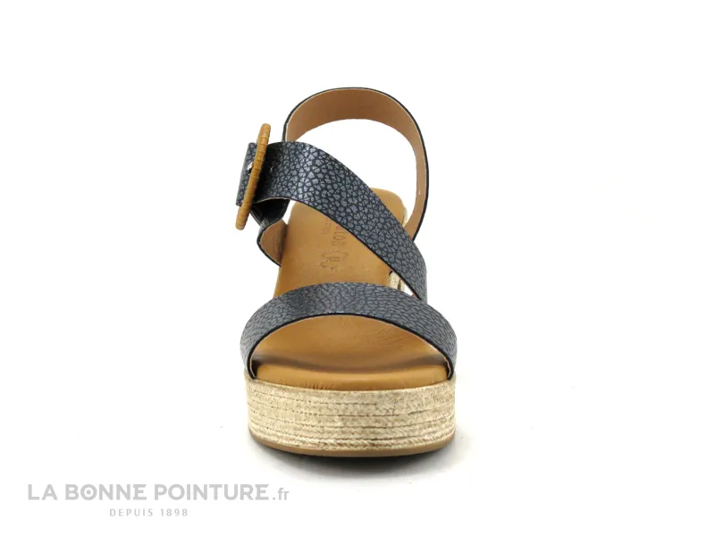 Achat chaussures Eva Frutos Femme Sandale et Nu-pieds, vente Eva Frutos 4698 Maka negro - Sandale noire - Talon epais