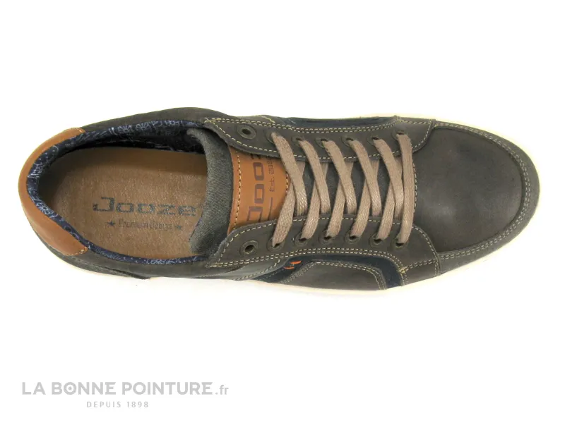 Achat chaussures Jooze Homme Basket, vente Jooze J5056-F321 Gris - marron - Basket cuir Homme