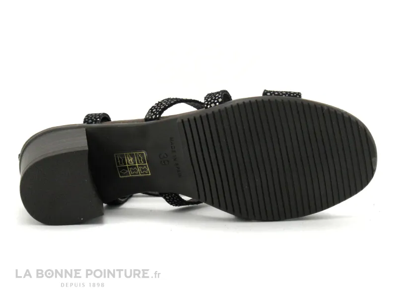 Achat chaussures Kaola Femme Sandale et Nu-pieds, vente Kaola 1280 Noir - Sandale petit talon