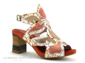 Achat chaussures Laura Vita Femme Sandale et Nu-pieds, vente Laura Vita CECLESTEO 029 Rouge - Sandale talon haut