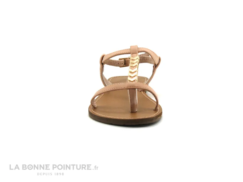 Achat chaussures Les ptites bombes LPB Femme Entre-doigts, vente Les Ptites Bombes PETUNIA Nude - Sandale plate Femme