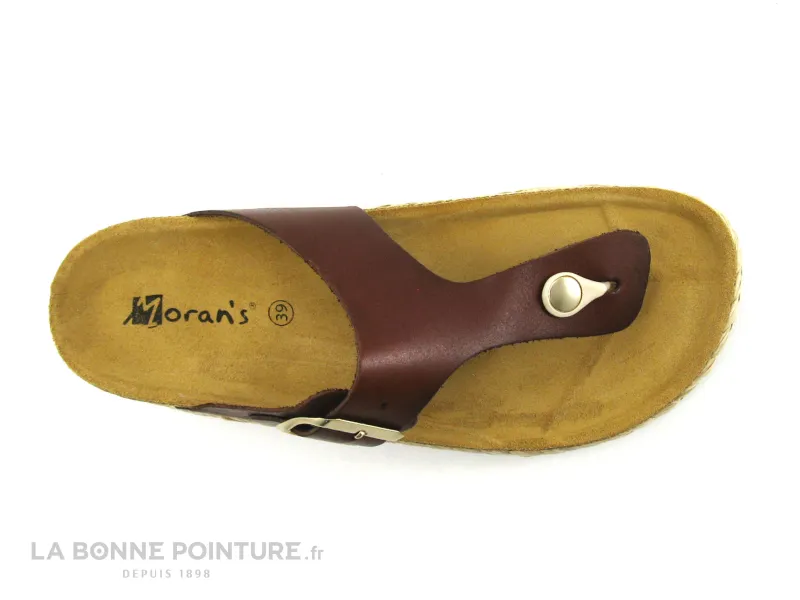 Achat chaussures Moran's Femme Entre-doigts, vente Morans JONIEC Marron - Entre-doigts Femme cuir marron