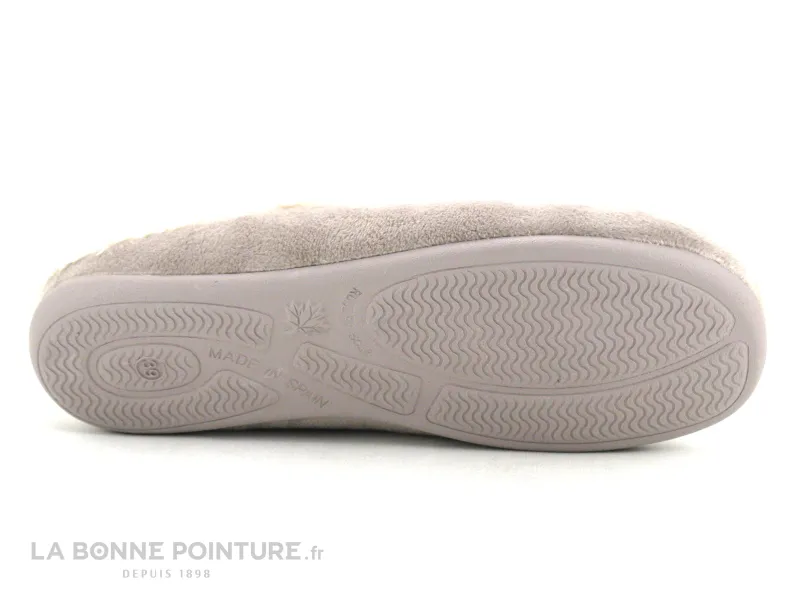 Achat chaussures Ouf ! Femme Pantoufle Chausson, vente Ouf BROKI Gris clair - Chouette - Pantoufle mule Femme