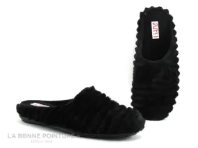 Achat chaussures Ouf ! Femme Pantoufle Chausson, vente Ouf Tempo TELNET Noir Fourrure - Pantoufle mule Femme