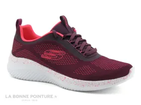 Achat chaussures Skechers Femme Chaussure de Sport, vente Skechers Sport 149851 Ultra flex 3-0 New Horizons - Basket bordeaux F