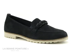 Achat chaussures Tamaris Femme Mocassin, vente Tamaris 1-24200-42 Navy - Mocassin Femme en cuir bleu marine