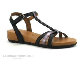 Achat chaussures Tamaris Femme Sandale et Nu-pieds, vente Tamaris 1-1-28251-24 - Noir - Argent - Sandale Femme