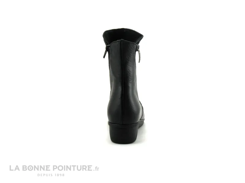 Achat chaussures Valeria's Femme Bottine, vente Valerias 5558 Noir - Bottine Femme semelle compensee