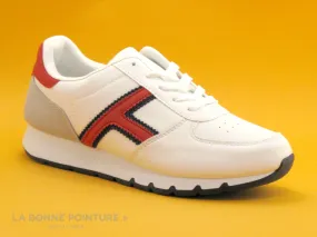 Achat chaussures ZERO faute Femme Basket, vente Meiva JS05 White - Basket Femme blanche rouge grise