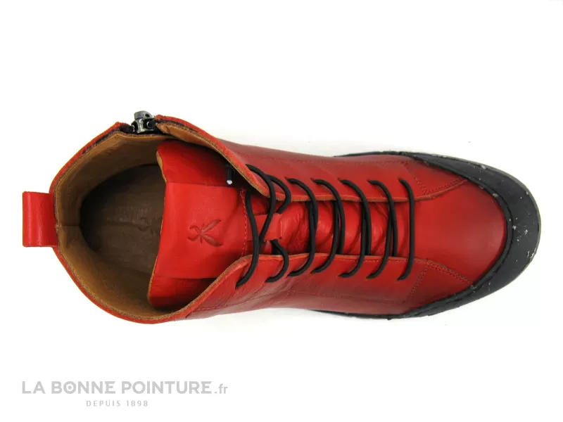 Achat chaussures ZERO faute Femme Chaussure montante, vente Hoopah 22148070583 Chili - Chaussure montante Femme cuir rouge