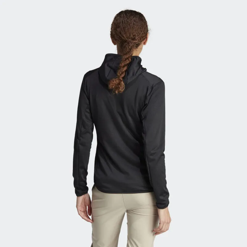 adidas Terrex Xperior Light Fleece Hooded Jacket - Polaire femme | Hardloop