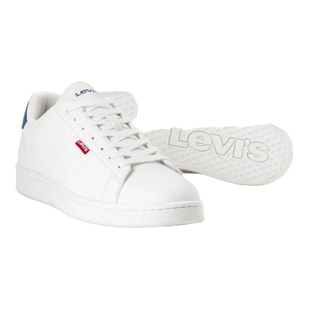 Baskets mode Levi s bell blanc