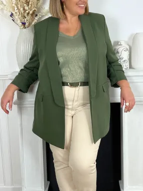 Blazer kaki Made in Italie : Maika