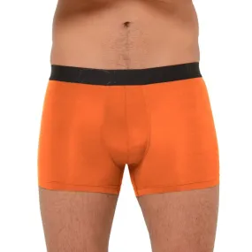 Boxer microfibre Origins orange - HOM : vente shorty boxers homme H...