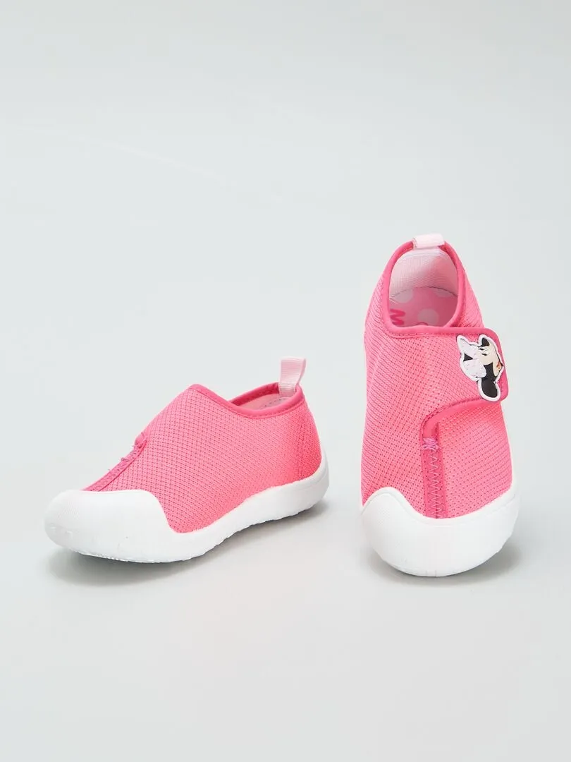 Chaussures en tissu 'Mnnie' - Rose