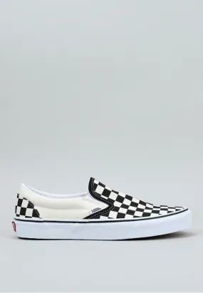 Checkerboard Classic Slip-On Vans BASKETS PLATES