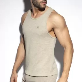 Débardeur Eco Breeze - beige - ES collection : vente débardeurs hom...
