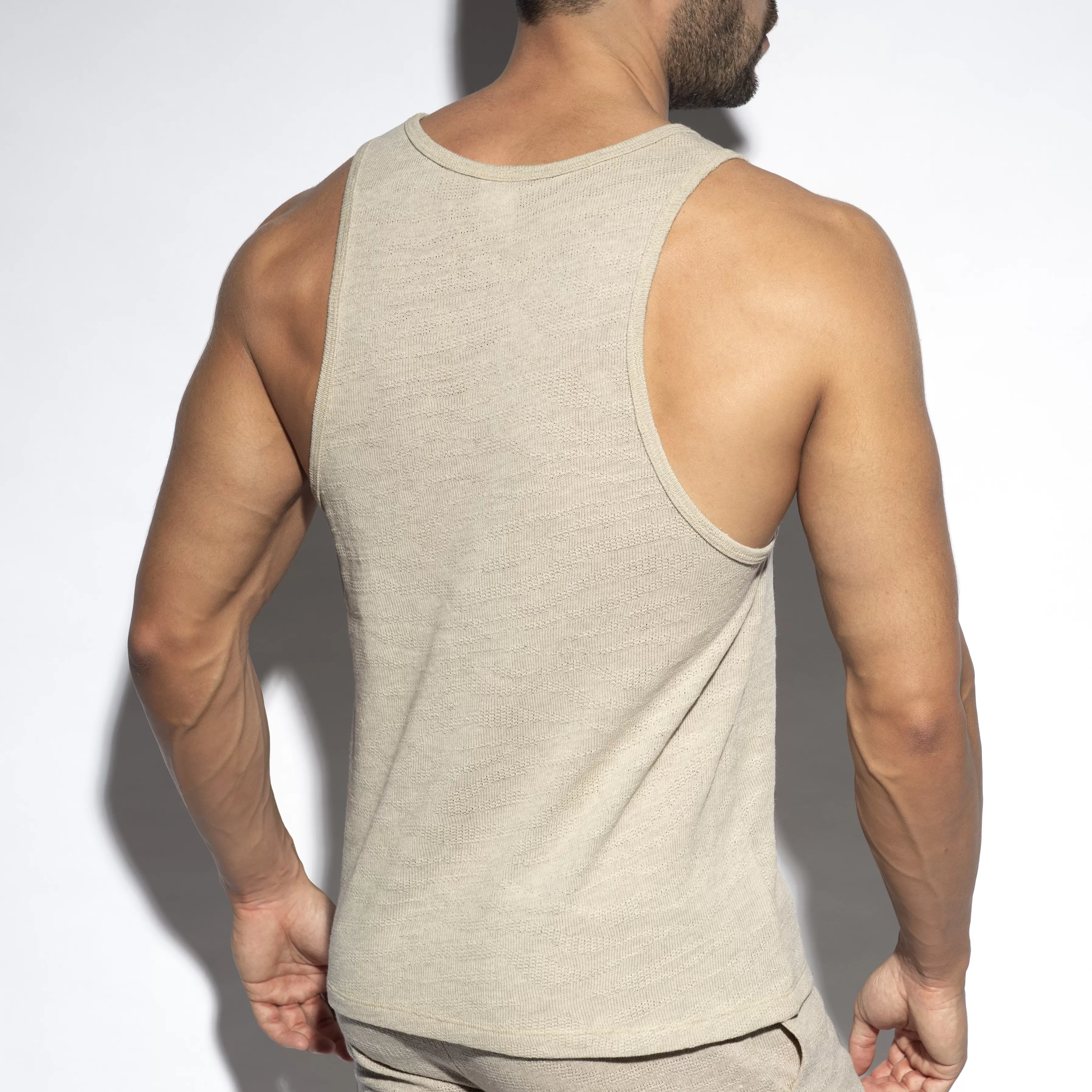 Débardeur Eco Breeze - beige - ES collection : vente débardeurs hom...