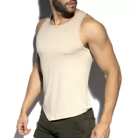 Débardeur FLAME - beige - ES collection : vente débardeurs homme ES...