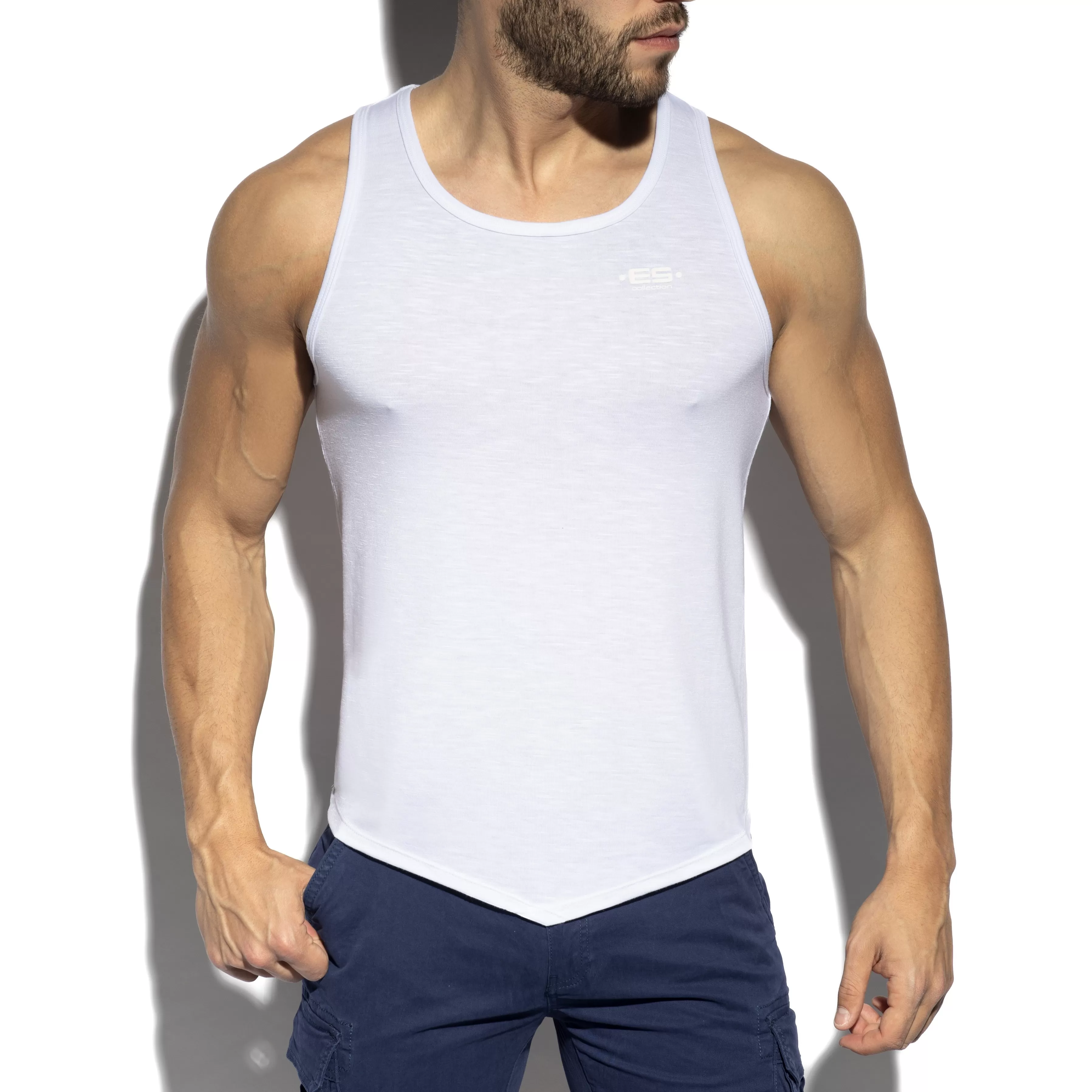 Débardeur FLAME - Blanc - ES collection : vente débardeurs homme ES...