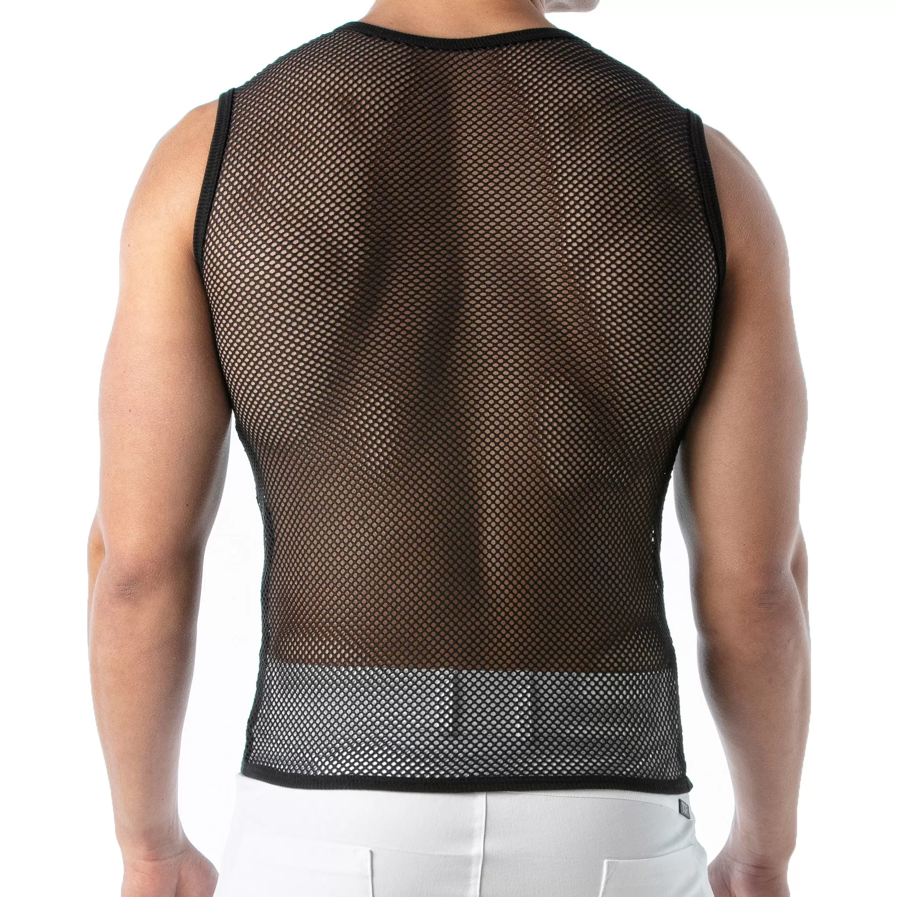 Débardeur Mesh Tof Paris - Noir - TOF Paris : vente débardeurs homm...