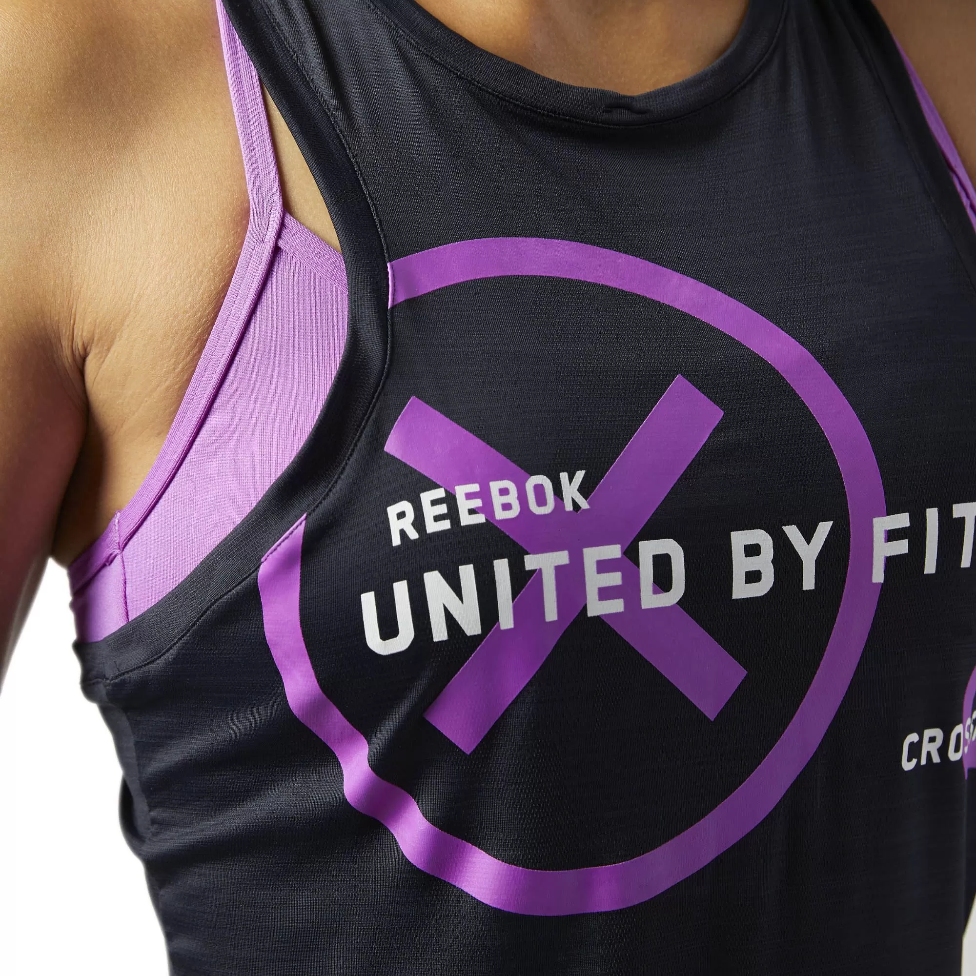 Débardeur Reebok Activchill - Noir/Rose