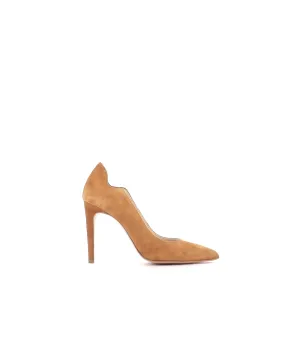 ESCARPIN EDEN DAIM CAMEL