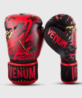 Gants de boxe Venum Dragon's Flight - Noir/Rouge - Exclusivité