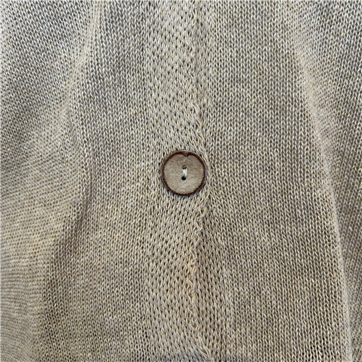 Gilet Court Été Taupe - Bleu Clair