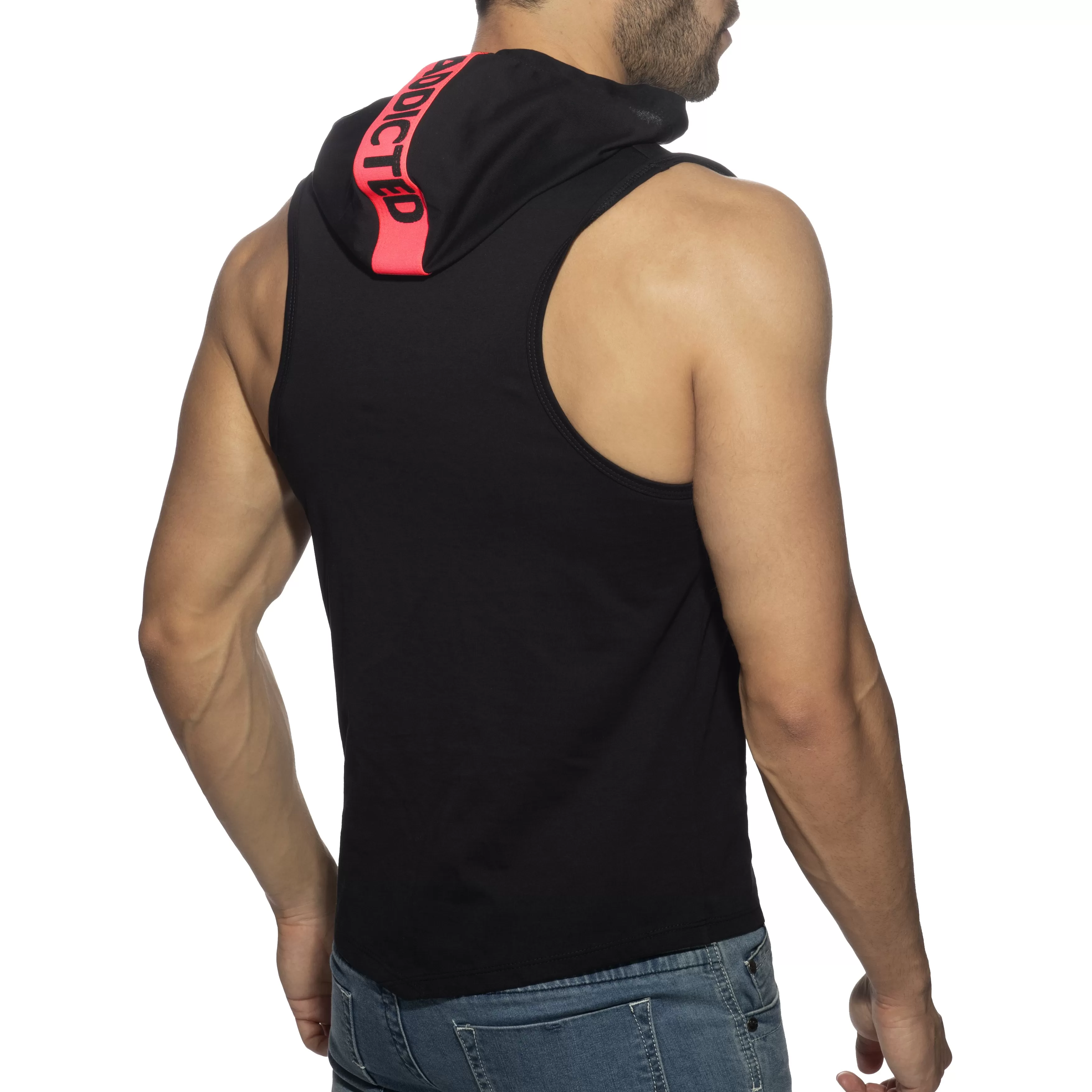 Hoody Band Cotton - noir - ADDICTED : vente débardeurs homme ADDICTED