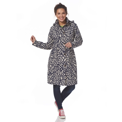 Imperméable Happy Rainy Days Coat Nahla Leaf Clay Navy