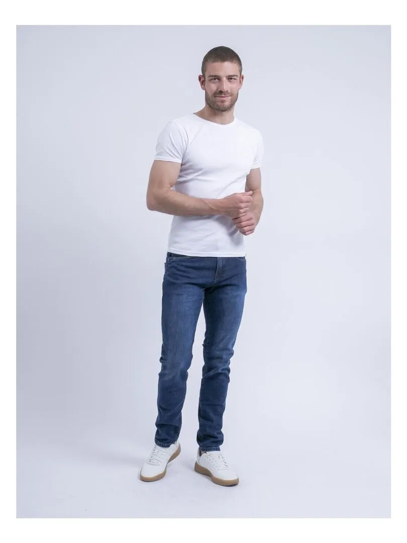 Jean coupe droite SANDOR - Bleu