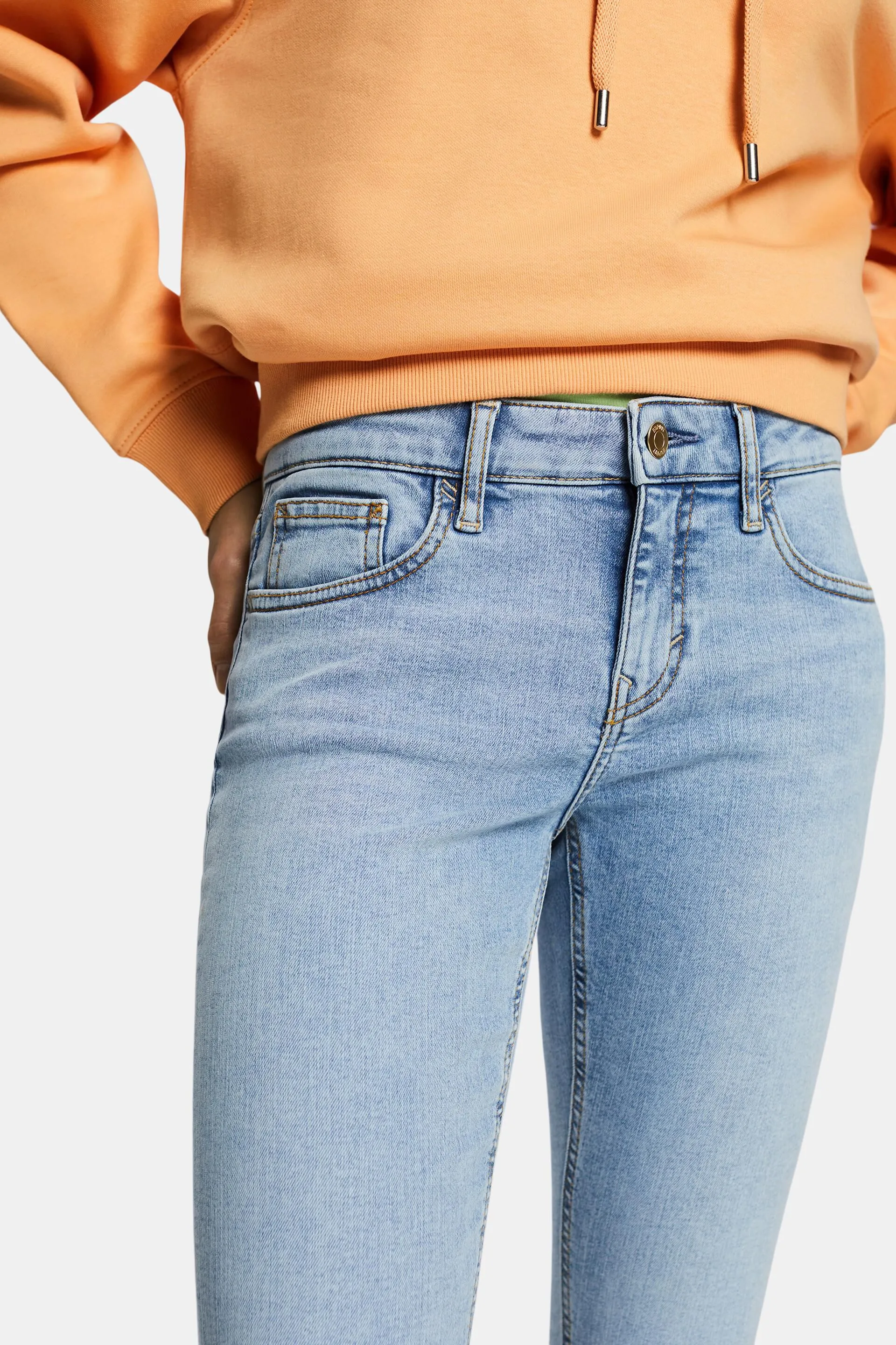 Jean Skinny à taille mi-haute