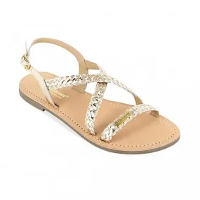 Les Tropeziennes DIAMS sandales en cuir or