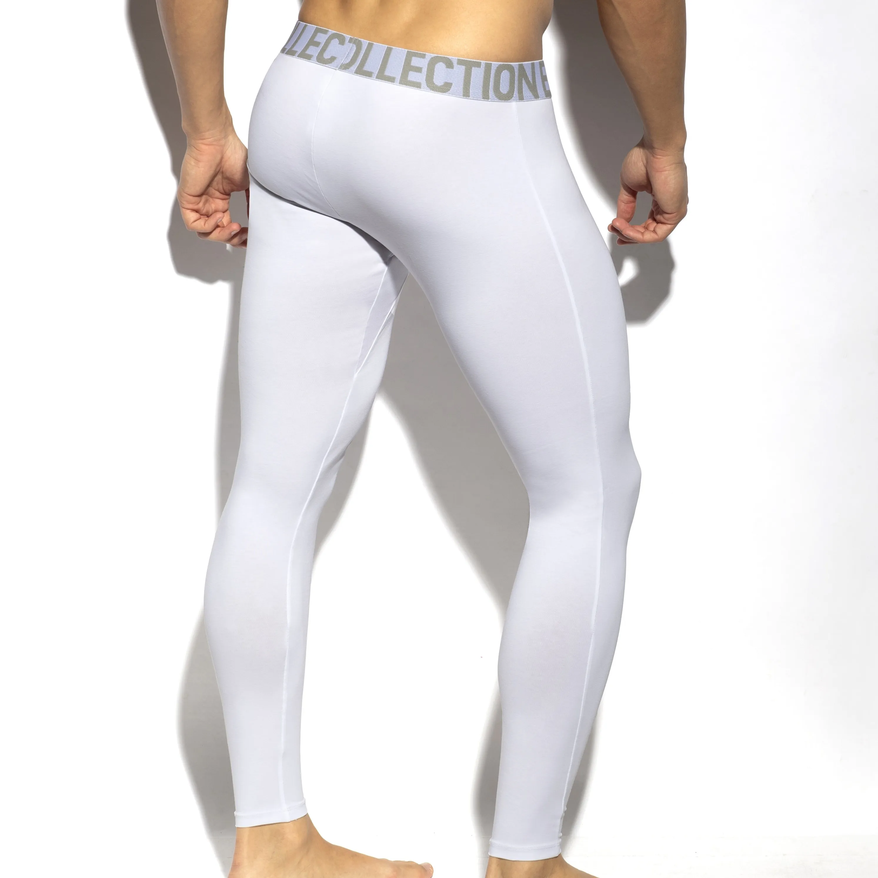 Long John basic coton - blanc - ES collection : vente de Caleçon lo...