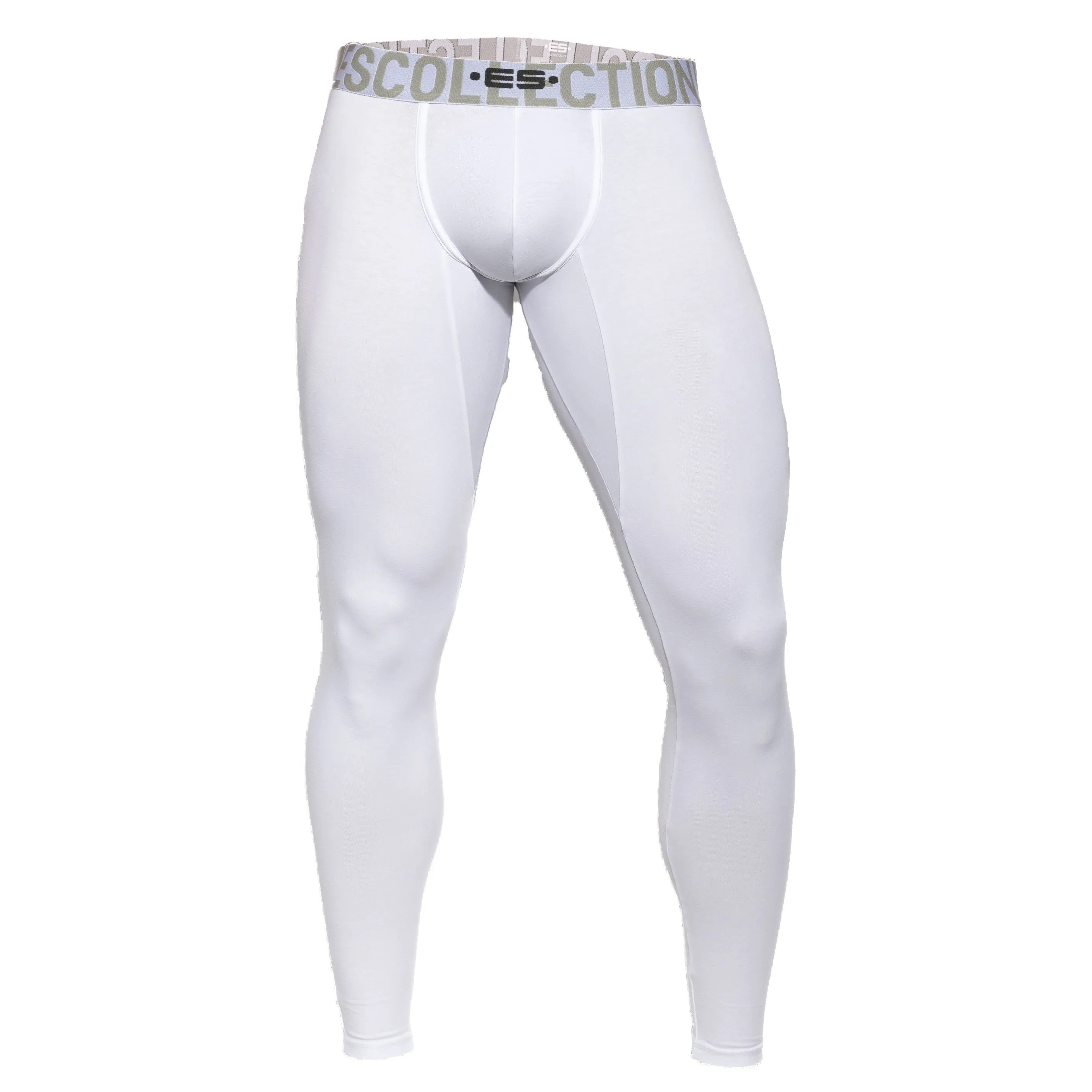 Long John basic coton - blanc - ES collection : vente de Caleçon lo...