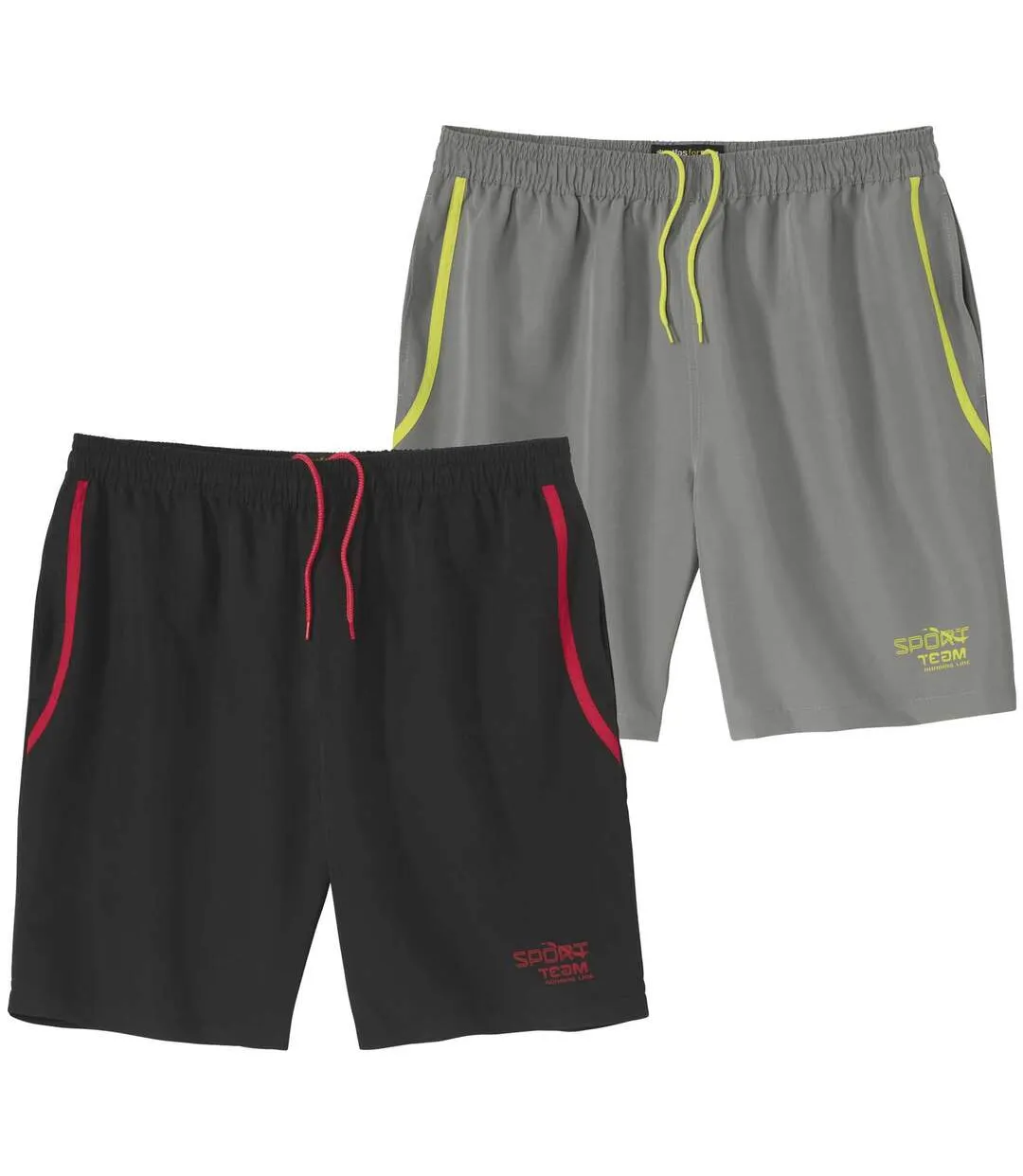 Lot de 2 Shorts Microfibre Running Line 