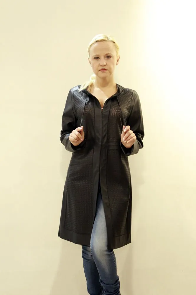 Manteau Agneau GIORGIO DOREEN Marine