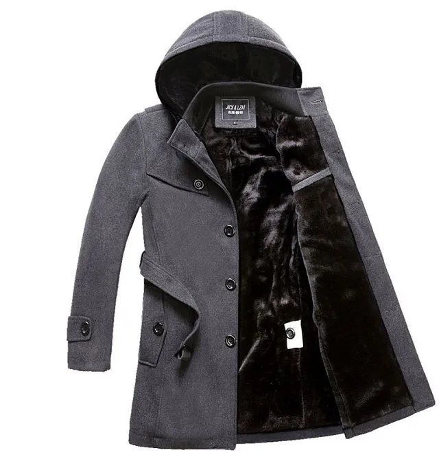 Manteau d’hiver en laine - Look Homme