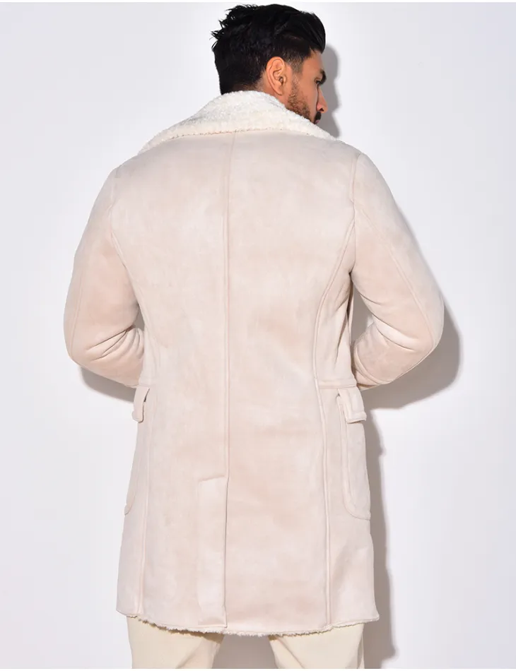 Manteau en suédine molletonné / 49231 - JEANS INDUSTRY