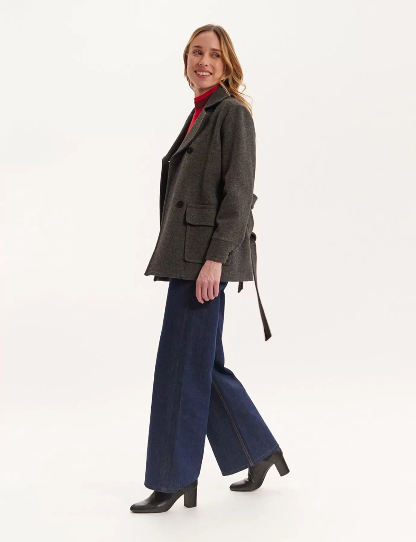 Manteau Romaric gris