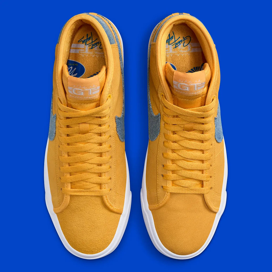 Nike SB Zoom Blazer Mid Pro GT Grant Taylor University Gold Denim
