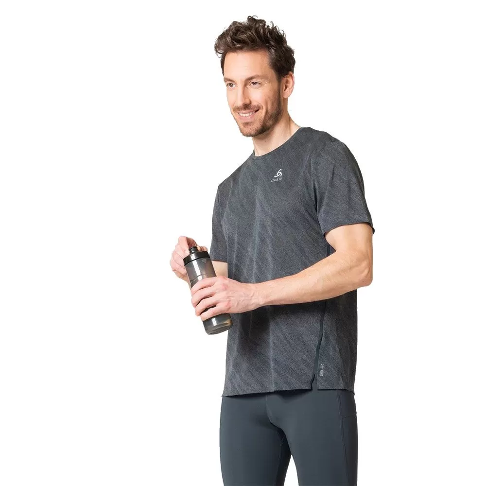 Odlo Zeroweight Engineered Chill-Tec Gris - Tee Shirt de Running Homme