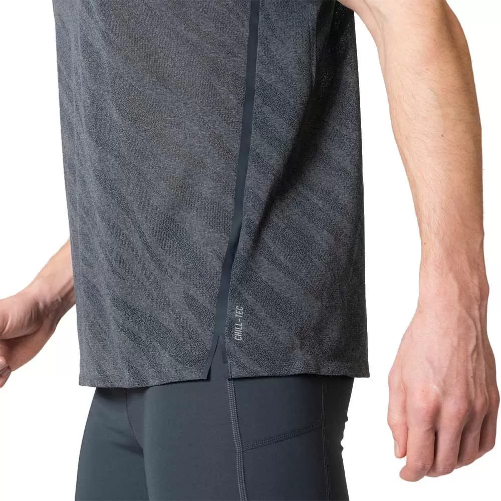 Odlo Zeroweight Engineered Chill-Tec Gris - Tee Shirt de Running Homme