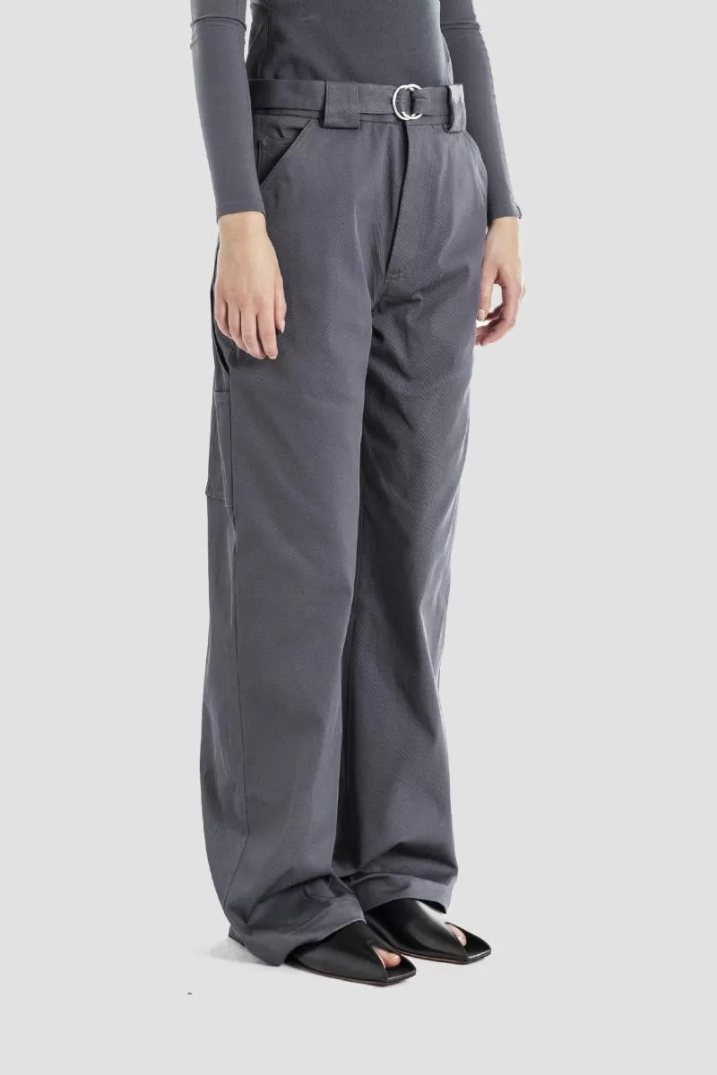 Pantalon cargo taille élastique