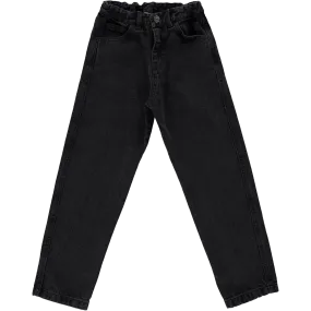 PANTALON CAROTTE ADO Denim Noir