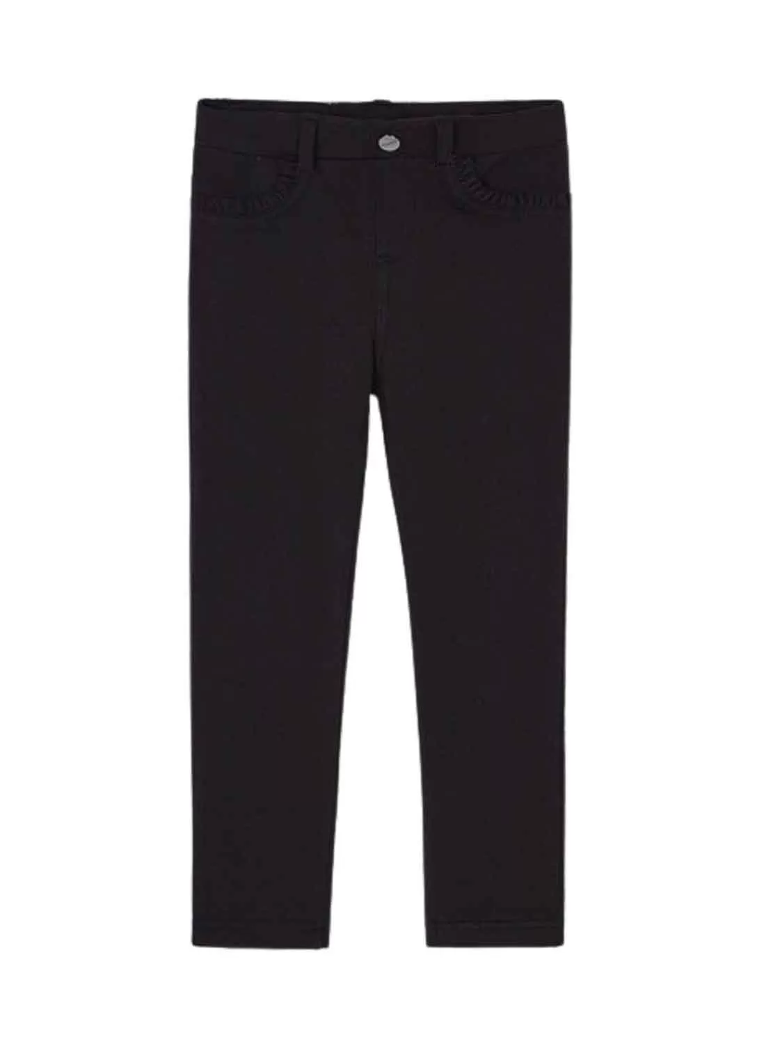 Pantalon Mayoral Felpa De base Noire pour Fille